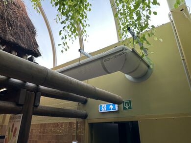Bovema zorgt voor frisse lucht in de poolbar van Center Parcs Vossemeren